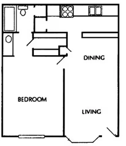 Plan A2 1104 floor plan